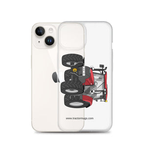 The Tractor Mugs Store Case IH Maxxum 145 | Clear Case for iPhone® Quality Farmers Merch
