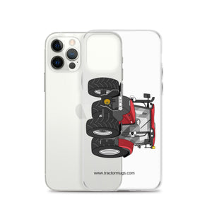 The Tractor Mugs Store Case IH Maxxum 145 | Clear Case for iPhone® Quality Farmers Merch