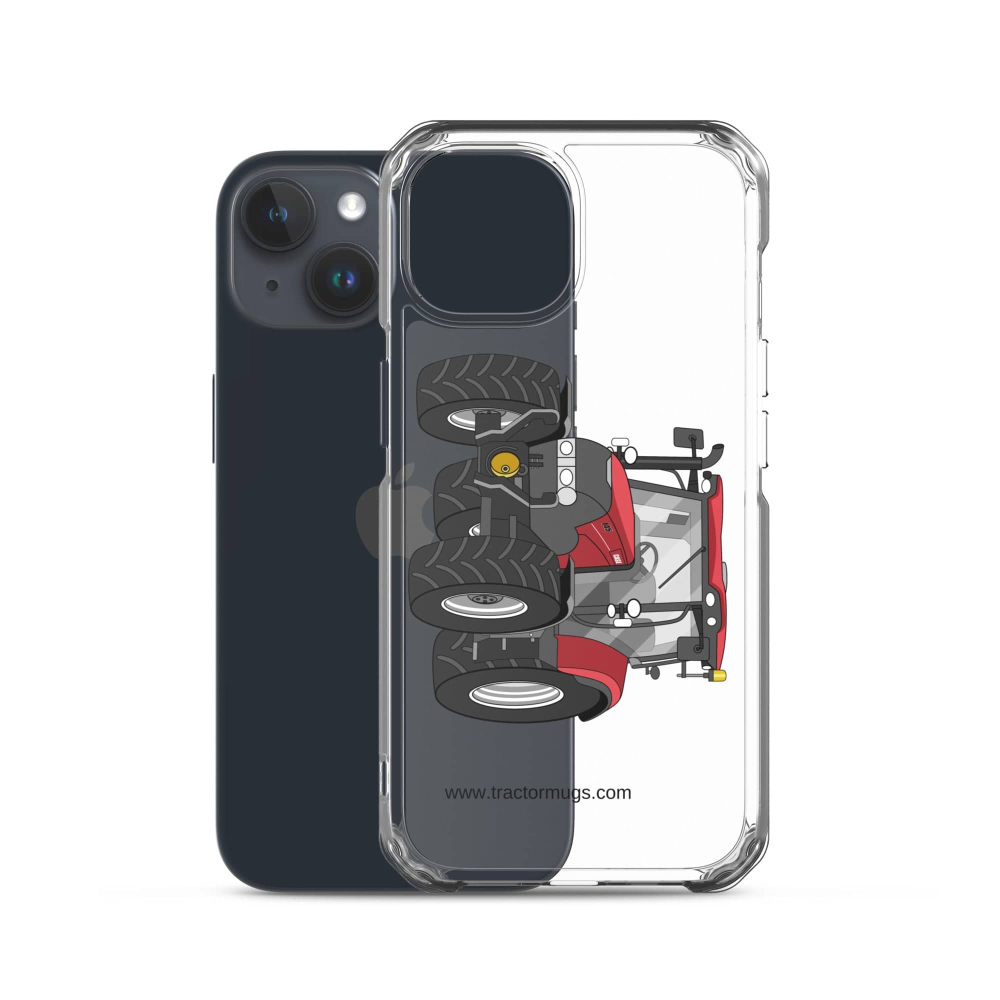 The Tractor Mugs Store Case IH Maxxum 145 | Clear Case for iPhone® Quality Farmers Merch