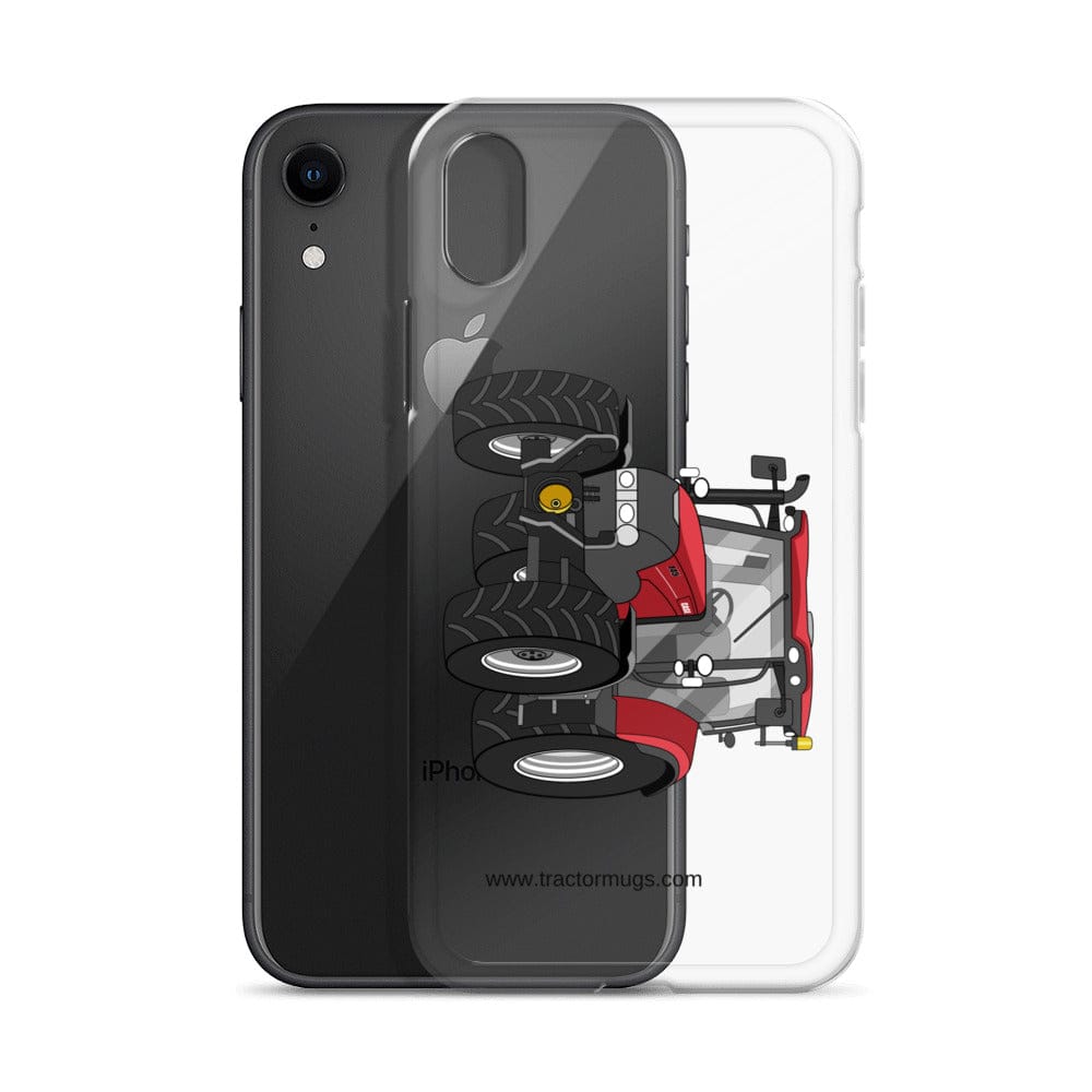 The Tractor Mugs Store Case IH Maxxum 145 | Clear Case for iPhone® Quality Farmers Merch