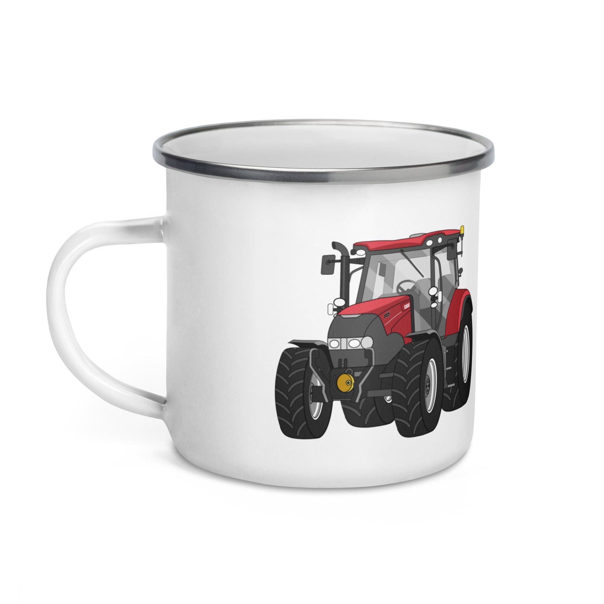 The Tractor Mugs Store Case IH Maxxum 145 | Enamel Mug Quality Farmers Merch