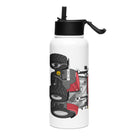 The Tractor Mugs Store Case IH Maxxum 145 | Stainless steel water bottle with a straw lid Quality Farmers Merch