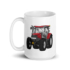 The Tractor Mugs Store Case IH Maxxum 145 | White glossy mug Quality Farmers Merch