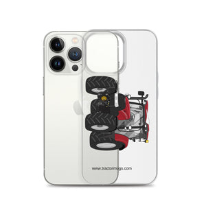 The Tractor Mugs Store Case IH Maxxum 150 Activedrive 8 | Clear Case for iPhone® Quality Farmers Merch