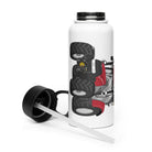 The Tractor Mugs Store Case IH Maxxum 150 Activedrive 8 | Stainless steel water bottle with a straw lid Quality Farmers Merch