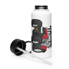 The Tractor Mugs Store Case IH Maxxum 150 Activedrive 8 | Stainless steel water bottle with a straw lid Quality Farmers Merch