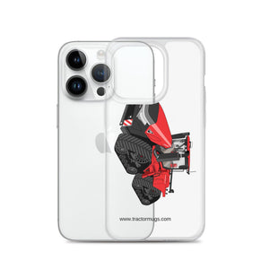 The Tractor Mugs Store Case IH Quadtrac 715 | Clear Case for iPhone® Quality Farmers Merch