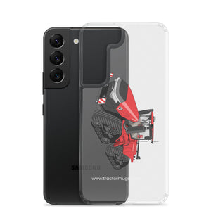 The Tractor Mugs Store Case IH Quadtrac 715 | Clear Case for Samsung® Quality Farmers Merch