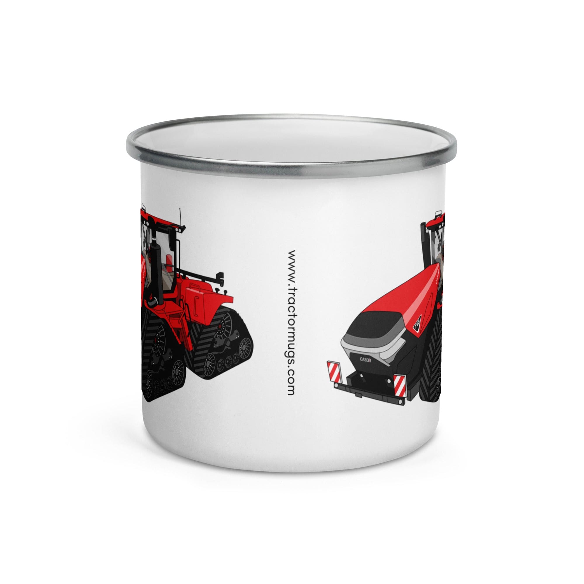 The Tractor Mugs Store Case IH Quadtrac 715 | Enamel Mug Quality Farmers Merch