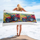 The Tractor Mugs Store CASE MX 130 | Splash Art Towel Quality Farmers Merch