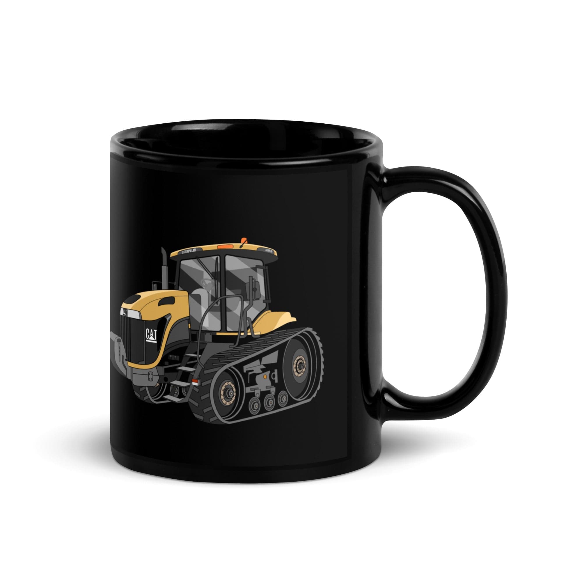 The Tractor Mugs Store Challenger NT765A Crawler | Black Glossy Mug Quality Farmers Merch