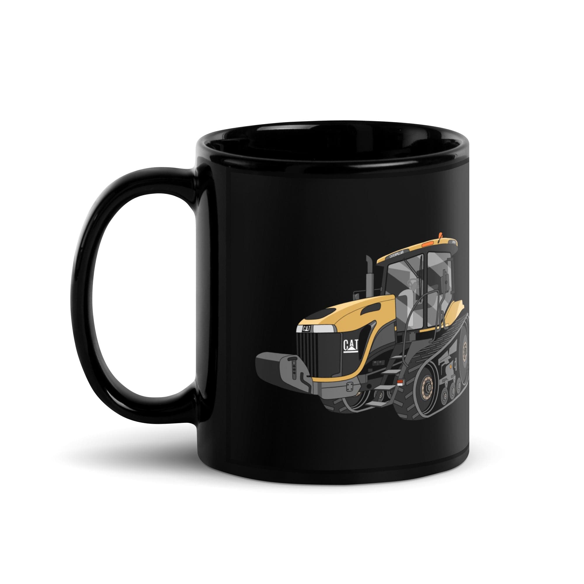 The Tractor Mugs Store Challenger NT765A Crawler | Black Glossy Mug Quality Farmers Merch