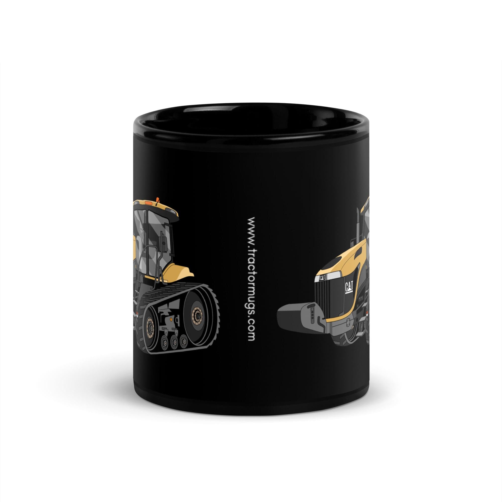 The Tractor Mugs Store Challenger NT765A Crawler | Black Glossy Mug Quality Farmers Merch