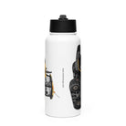 The Tractor Mugs Store Challenger NT765A Crawler | Stainless steel water bottle with a straw lid Quality Farmers Merch