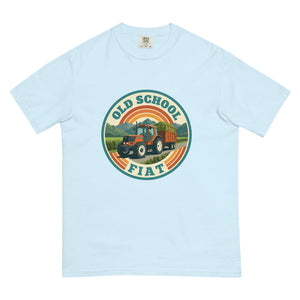 The Tractor Mugs Store Chambray / S FIATAGRI F130 OLD SCHOOL FIAT Retro | Unisex Premium T-shirt Quality Farmers Merch