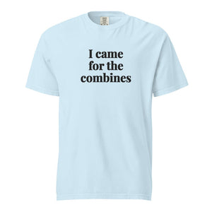 The Tractor Mugs Store Chambray / S I Came for the Combines | Unisex Premium T-shirt Quality Farmers Merch