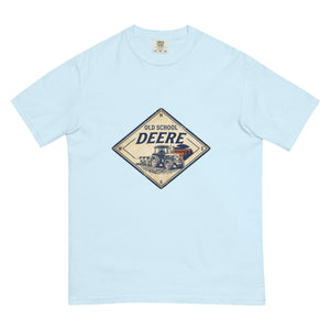 The Tractor Mugs Store Chambray / S John Deere 3350 OLD SCHOOL DEERE Heritage | Unisex Premium T-shirt Quality Farmers Merch