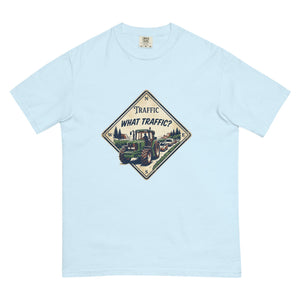 The Tractor Mugs Store Chambray / S John Deere 6930 TRAFFIC WHAT TRAFFIC? Heritage | Unisex Premium T-shirt Quality Farmers Merch