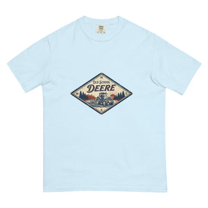 The Tractor Mugs Store Chambray / S John Deere 7810 OLD SCHOOL DEERE Heritage | Unisex Premium T-shirt Quality Farmers Merch