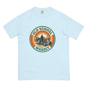 The Tractor Mugs Store Chambray / S Massey Ferguson 135 OLD SCHOOL MASSEY Retro | Unisex Premium T-shirt Quality Farmers Merch