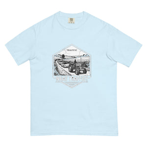 The Tractor Mugs Store Chambray / S Massey Ferguson 135 TRAFFIC WHAT TRAFFIC? Moose | Unisex Premium T-shirt Quality Farmers Merch