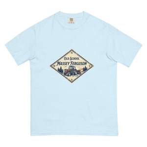 The Tractor Mugs Store Chambray / S Massey Ferguson 390T OLD SCHOOL MASSEY FERGUSON Heritage | Unisex Premium T-shirt Quality Farmers Merch