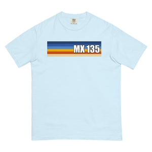 The Tractor Mugs Store Chambray / S Retro Stripes MX 135 | Unisex Premium T-shirt Quality Farmers Merch