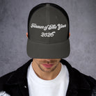 The Tractor Mugs Store Charcoal/ Black Farmer of The Year 2026 | Retro 70's Trucker Cap Quality Farmers Merch