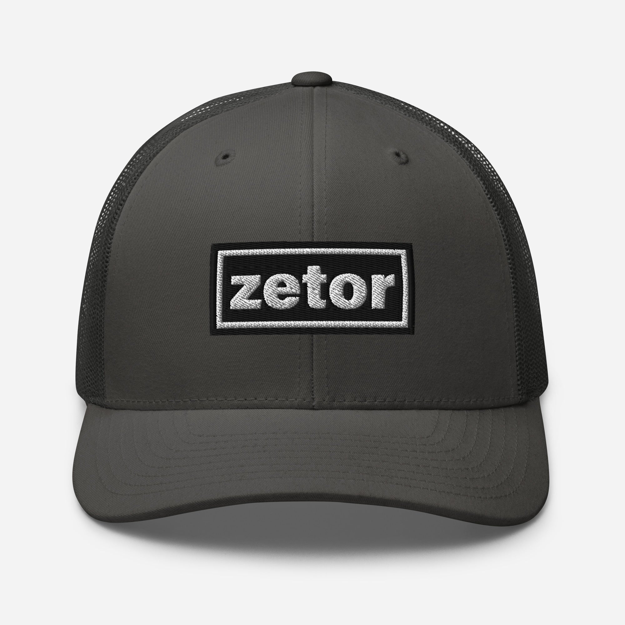 The Tractor Mugs Store Charcoal Oasis Style Retro Zetor | Trucker Cap Quality Farmers Merch