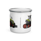 The Tractor Mugs Store Class Axion 930 | Enamel Mug Quality Farmers Merch