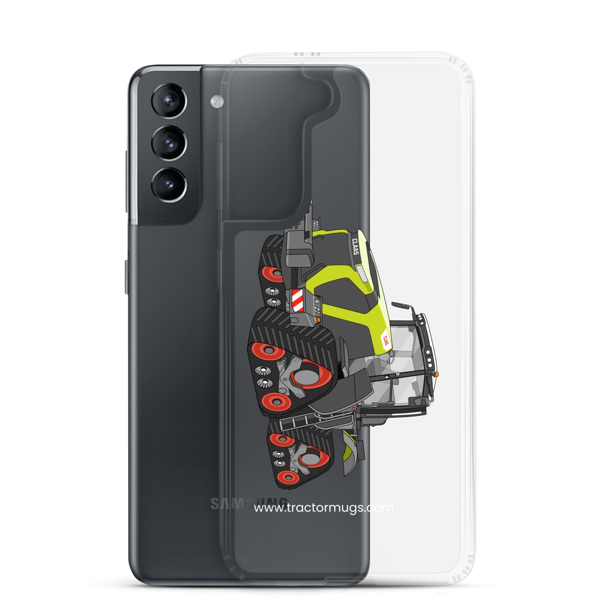 The Tractor Mugs Store Class Terion 12.650 Terra Trac | Clear Case for Samsung® Quality Farmers Merch
