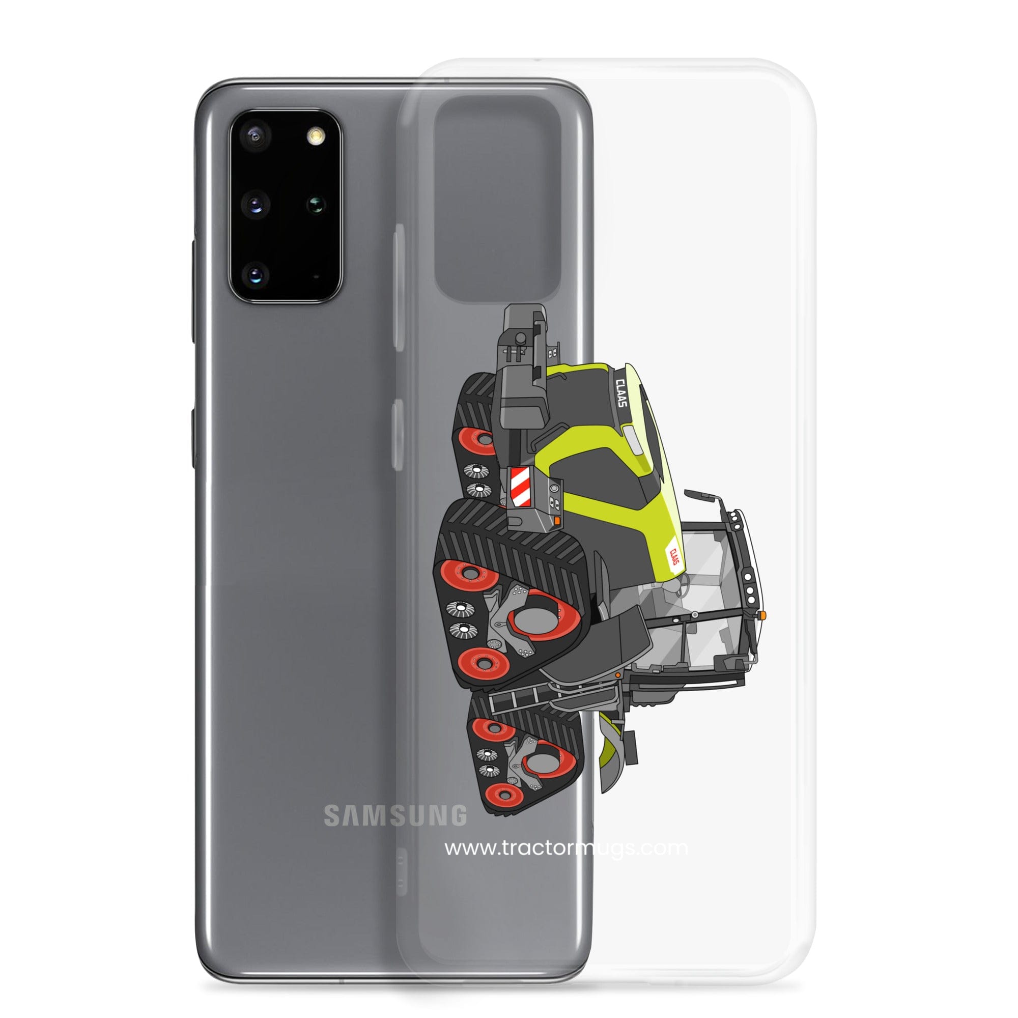 The Tractor Mugs Store Class Terion 12.650 Terra Trac | Clear Case for Samsung® Quality Farmers Merch