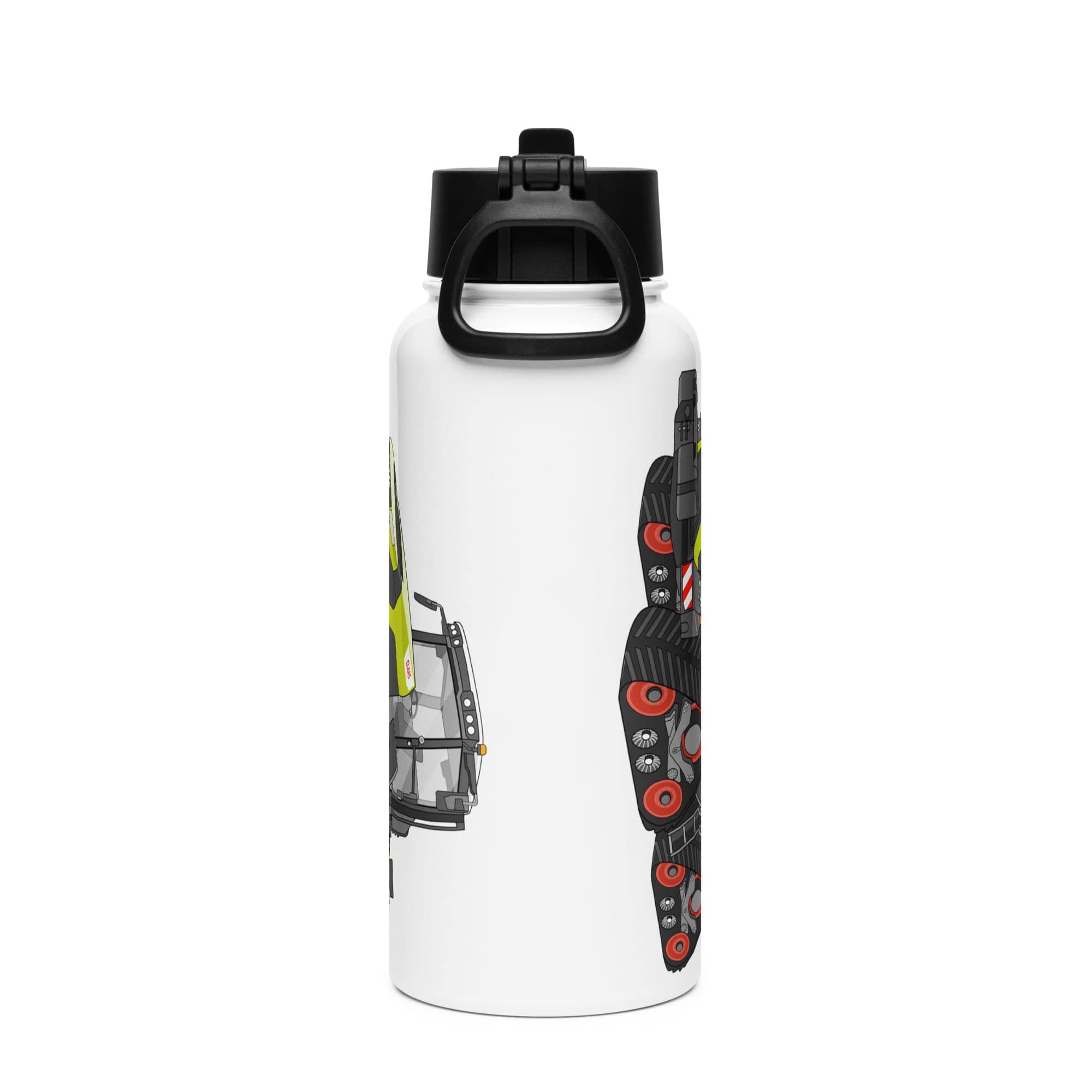 The Tractor Mugs Store Class Terion 12.650 Terra Trac | Stainless steel water bottle with a straw lid Quality Farmers Merch