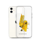The Tractor Mugs Store Clayson 8060 Combine Harvester | Clear Case for iPhone® Quality Farmers Merch