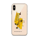The Tractor Mugs Store Clayson 8060 Combine Harvester | Clear Case for iPhone® Quality Farmers Merch