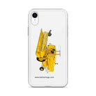 The Tractor Mugs Store Clayson 8060 Combine Harvester | Clear Case for iPhone® Quality Farmers Merch
