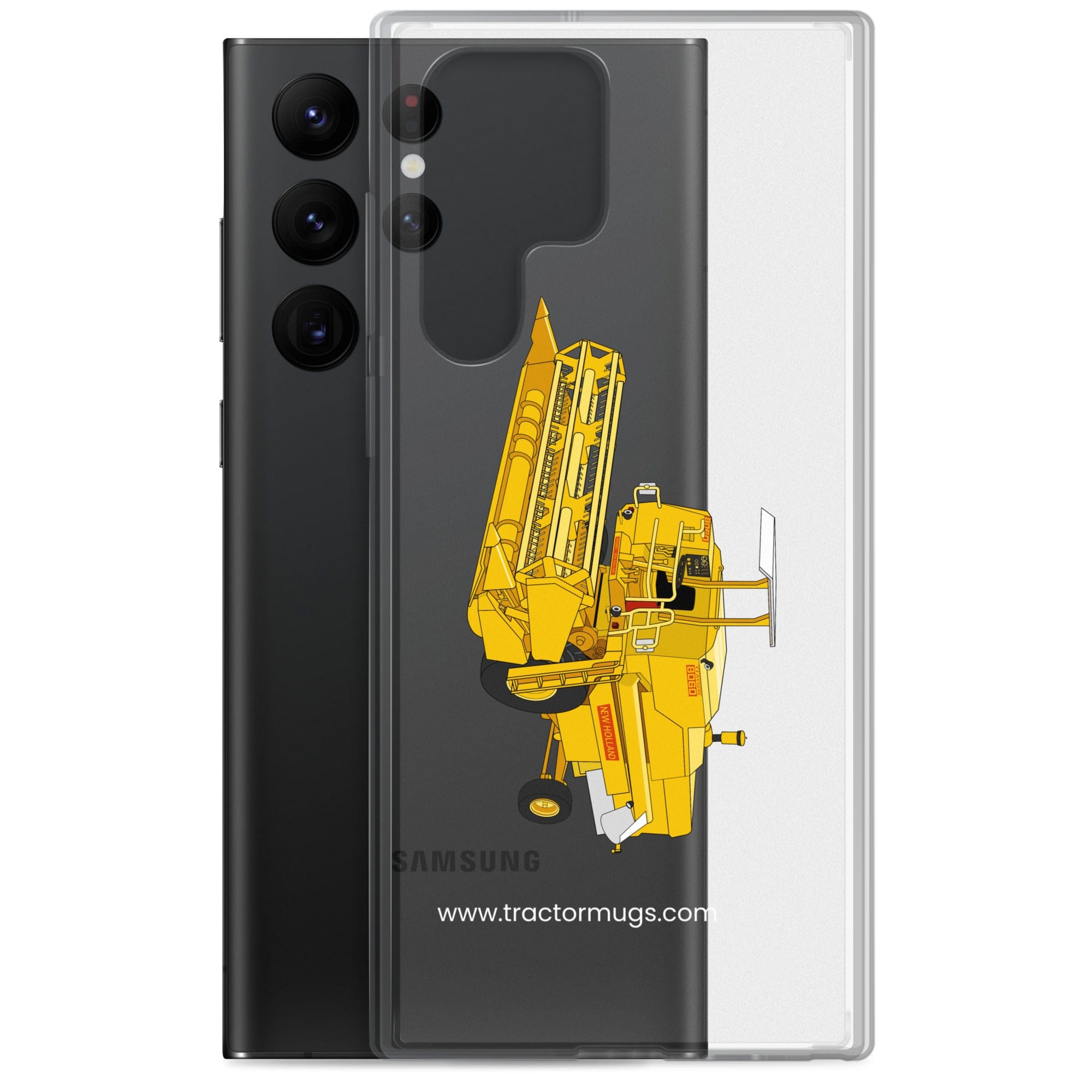 The Tractor Mugs Store Clayson 8060 Combine Harvester | Clear Case for Samsung® Quality Farmers Merch