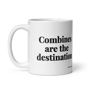 The Tractor Mugs Store Combines Are the Destination | White Glossy Mug Quality Farmers Merch