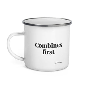 The Tractor Mugs Store Combines First | Enamel Mug Quality Farmers Merch
