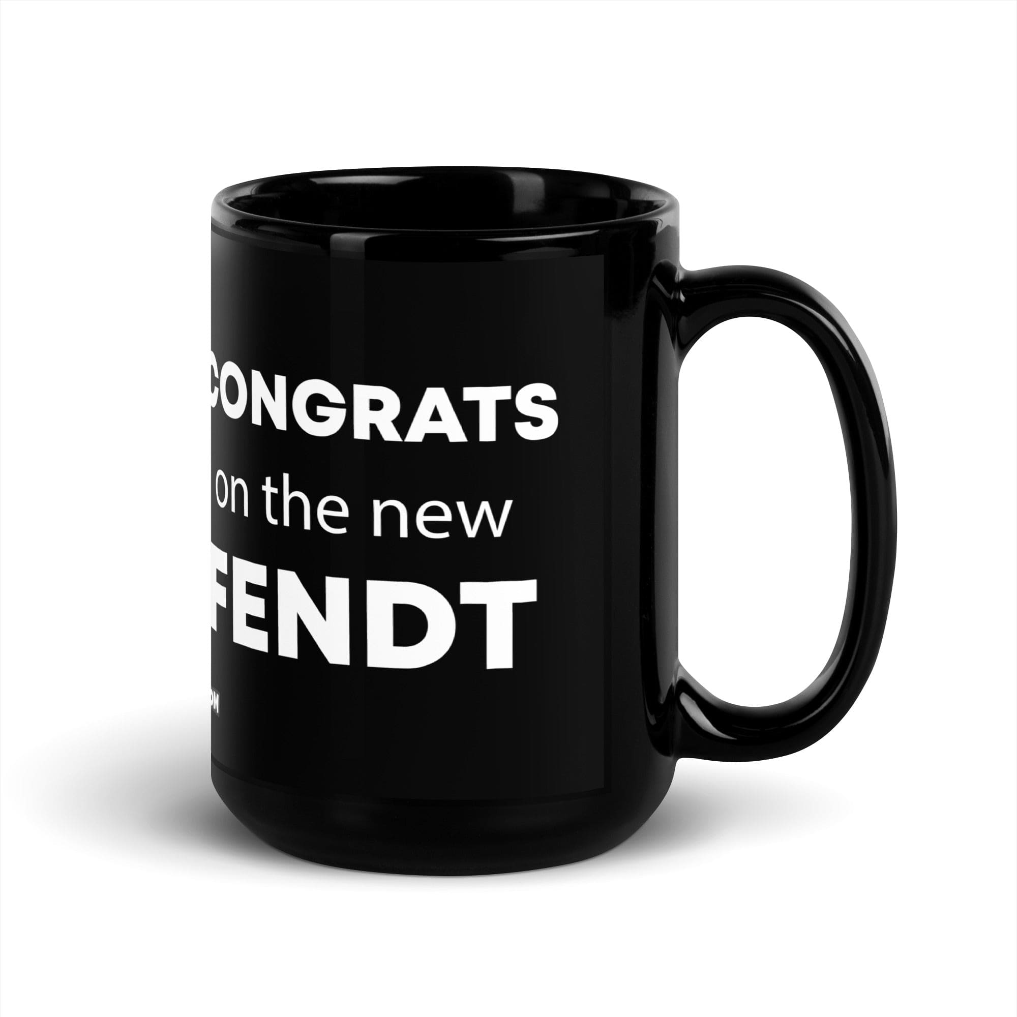 The Tractor Mugs Store Congrats on the new Fendt | Black Glossy Mug Quality Farmers Merch