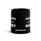 The Tractor Mugs Store Congrats On The New Massey | Black Glossy Mug Quality Farmers Merch