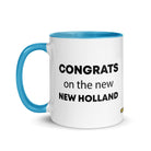 The Tractor Mugs Store Congrats On The New New Holland | Mug with Color Inside Quality Farmers Merch