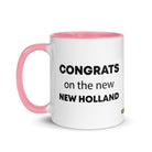 The Tractor Mugs Store Congrats On The New New Holland | Mug with Color Inside Quality Farmers Merch