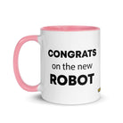 The Tractor Mugs Store Congrats On The New Robot  | Mug with Color Inside Quality Farmers Merch