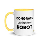 The Tractor Mugs Store Congrats On The New Robot  | Mug with Color Inside Quality Farmers Merch