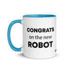 The Tractor Mugs Store Congrats On The New Robot  | Mug with Color Inside Quality Farmers Merch