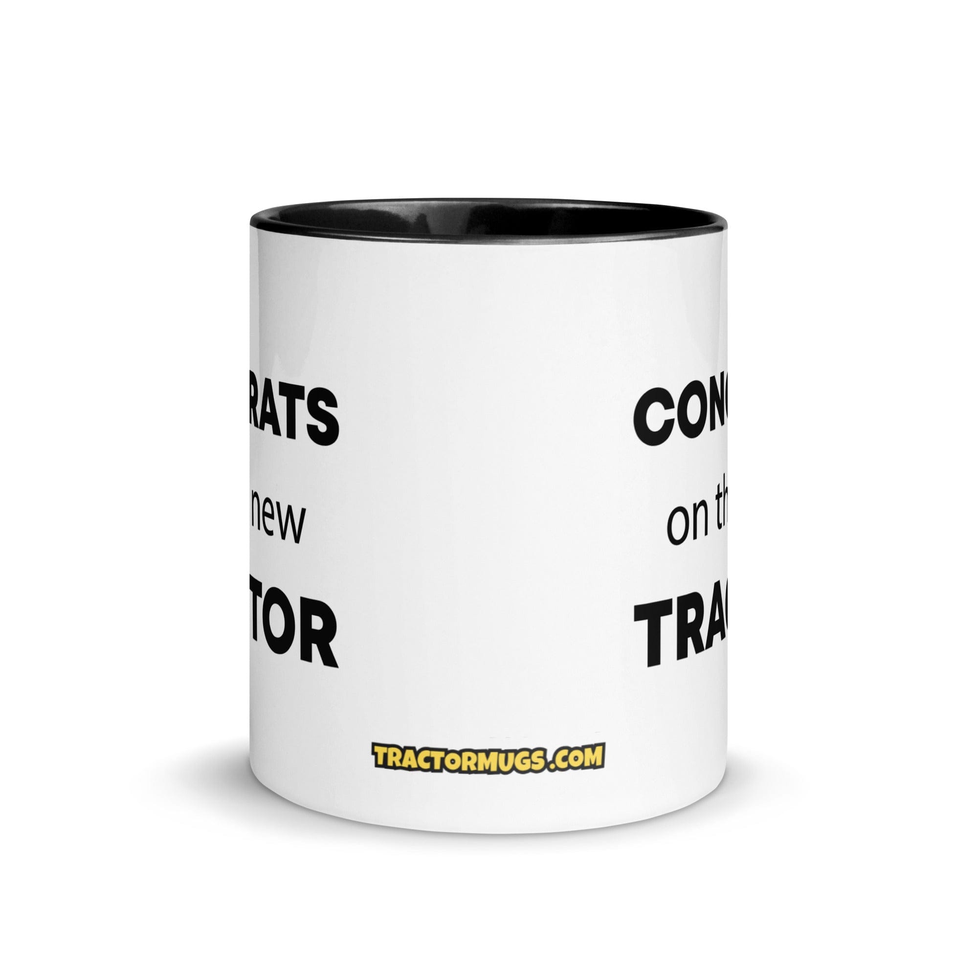 The Tractor Mugs Store Congrats On The New Tractor  | Mug with Color Inside Quality Farmers Merch