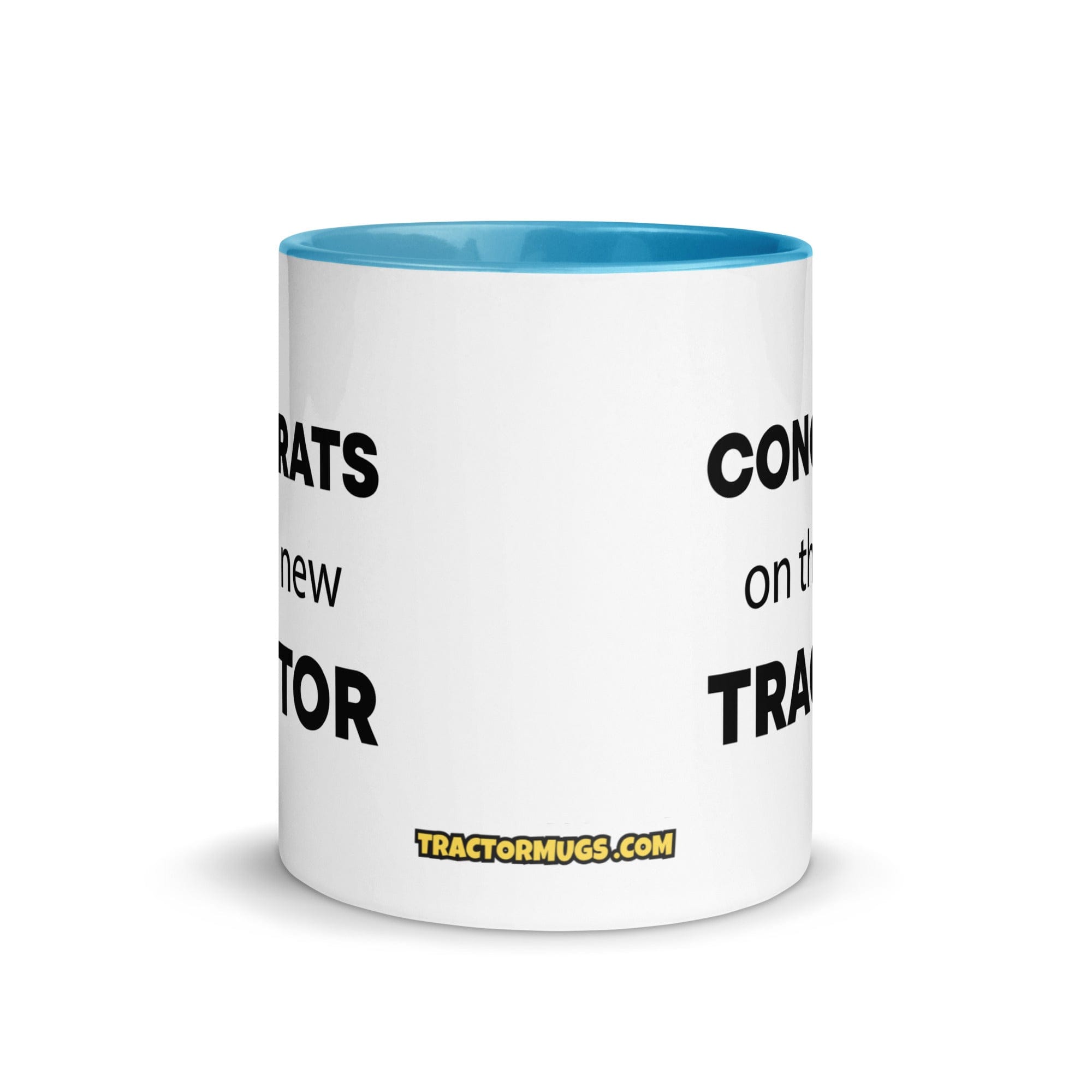 The Tractor Mugs Store Congrats On The New Tractor  | Mug with Color Inside Quality Farmers Merch