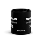 The Tractor Mugs Store Congrats You Finally Sold The Site  | Black Glossy Mug Quality Farmers Merch