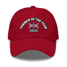 The Tractor Mugs Store Cranberry British Farmer of the Year 2025 | Dad Hat Quality Farmers Merch